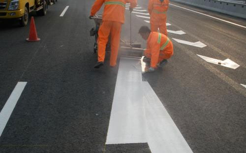 青湖路街道丙烯酸标线涂料