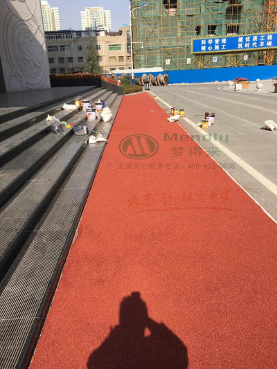 航天五一〇所 青湖路街道彩色路面