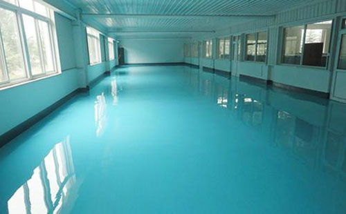 青湖路街道水性杂化聚氨酯地坪涂料