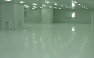 青湖路街道流展型环氧地坪中涂