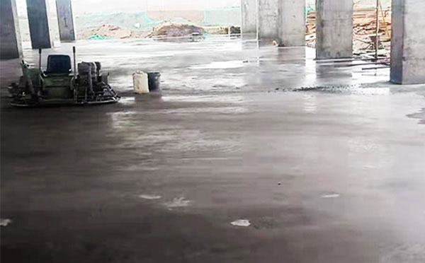 青湖路街道不发火地面